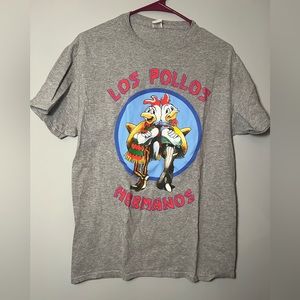 Breaking Bad Los Pollos Hermanos Tshirt TV Show Fan Favorite The chicken bros